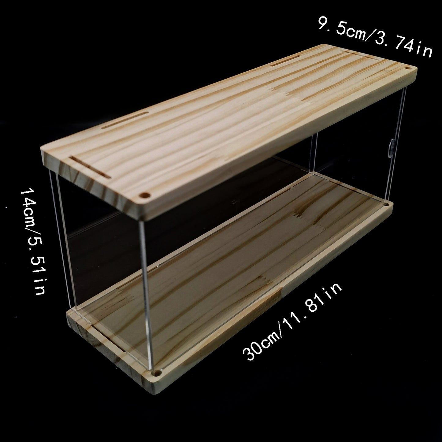 1pcs hand puppet storage box, block display box, transparent dustproof puzzle display case, small stackable display box